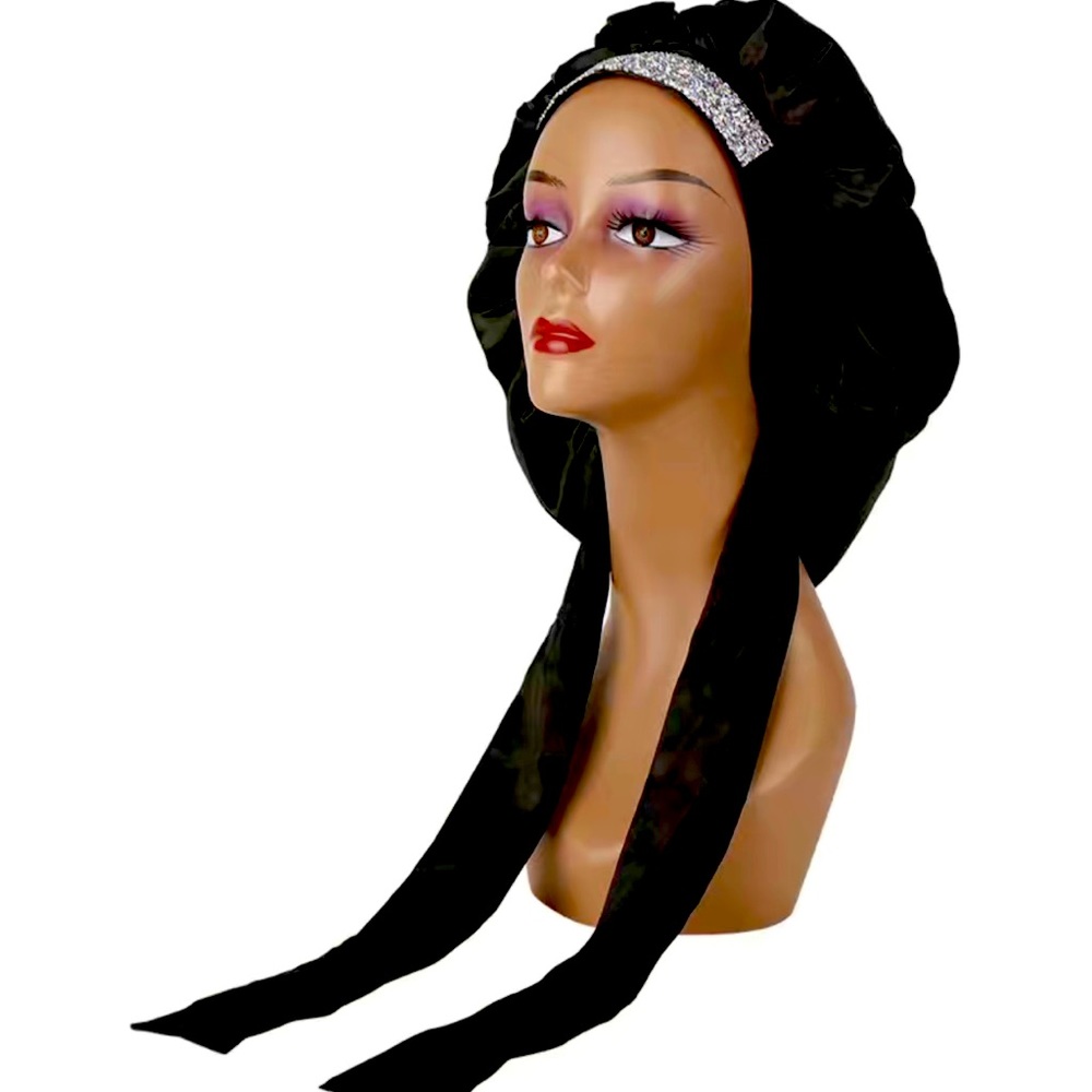 Diamond studded bonnet
